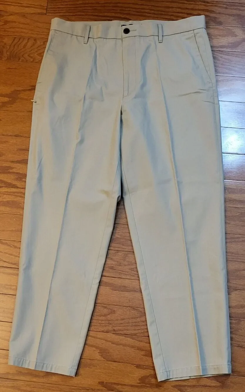 DOCKERS Premium D4 Relaxed Fit KHAKI PANTS Mens 36 X 30